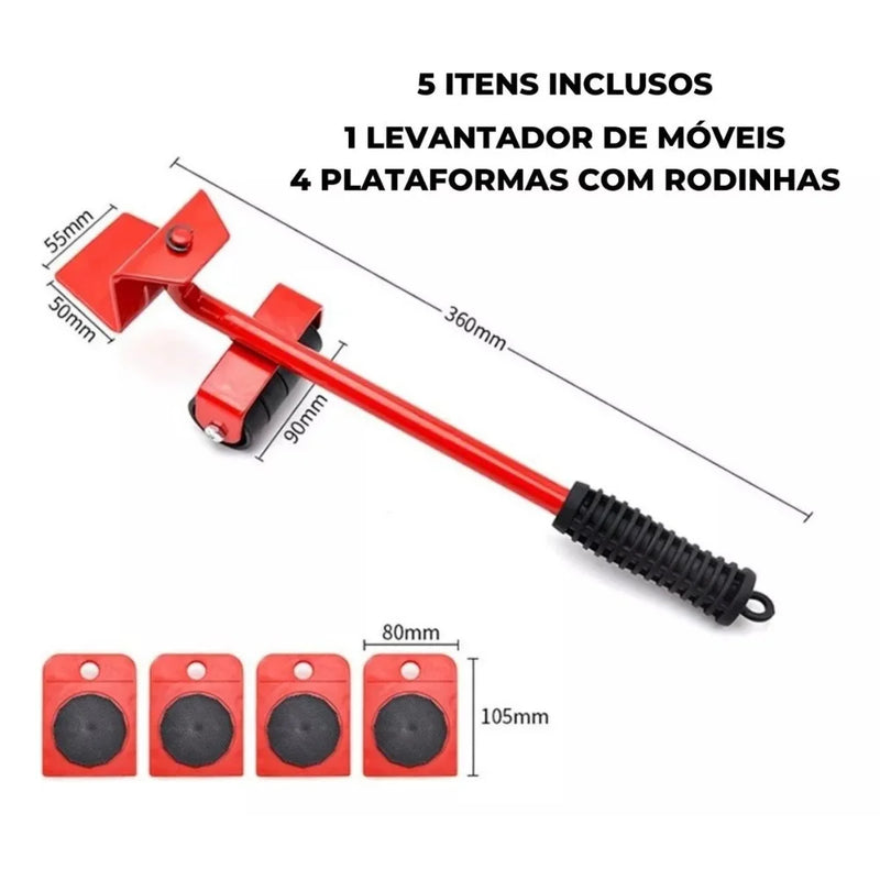 Suporte Movedor com Rodinhas