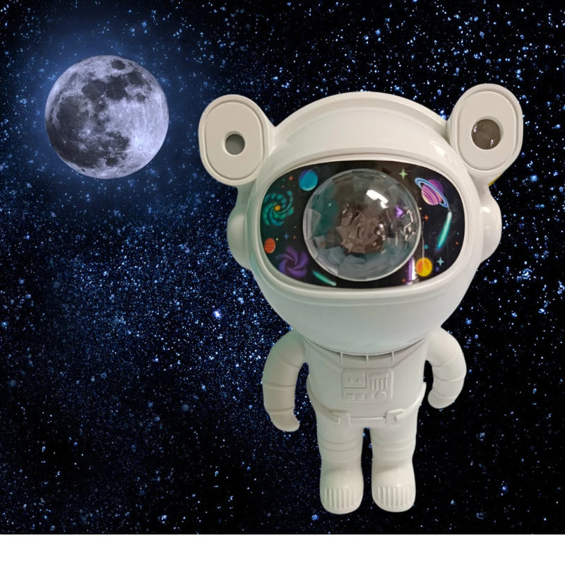 Projetor Astronauta Lâmpada De Quarto Galaxia Luz Noite Céu Estrelado USB LED Com Controle Bluetooth
