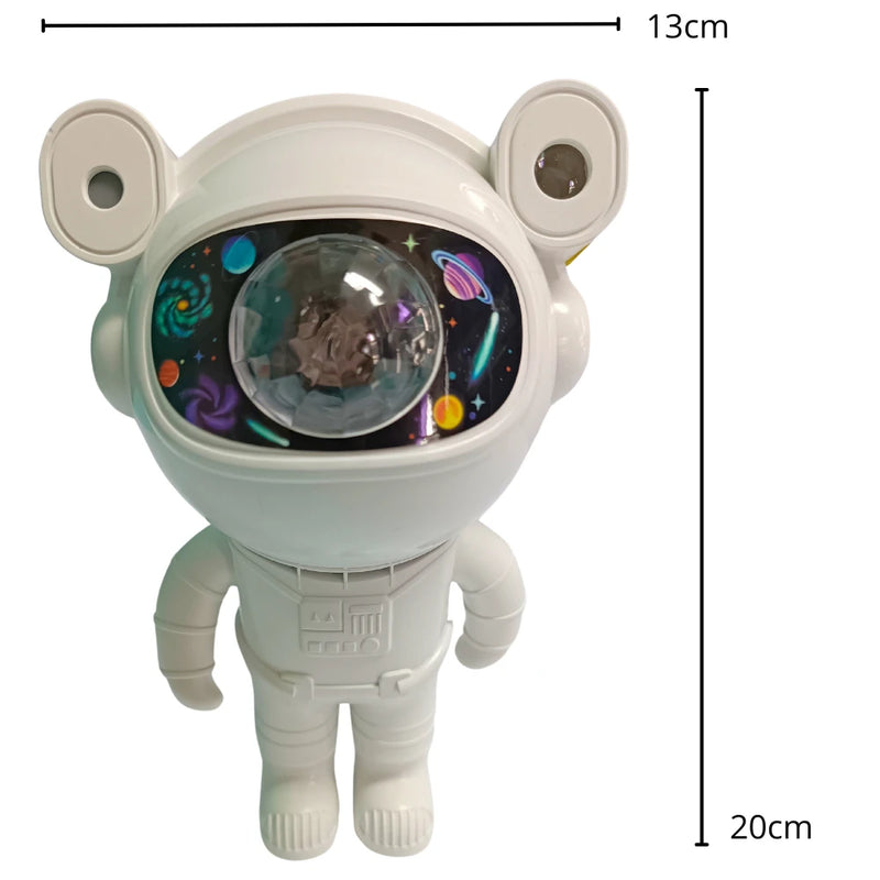 Projetor Astronauta Lâmpada De Quarto Galaxia Luz Noite Céu Estrelado USB LED Com Controle Bluetooth