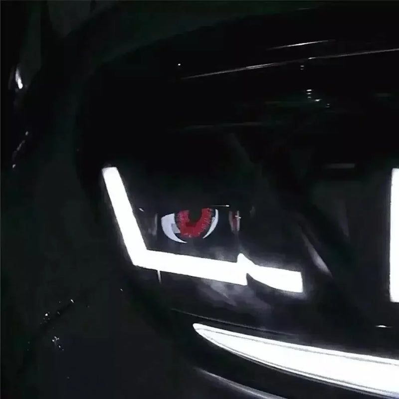 Kit de faróis LED Devil Eyes para carro e motos com controle remoto
