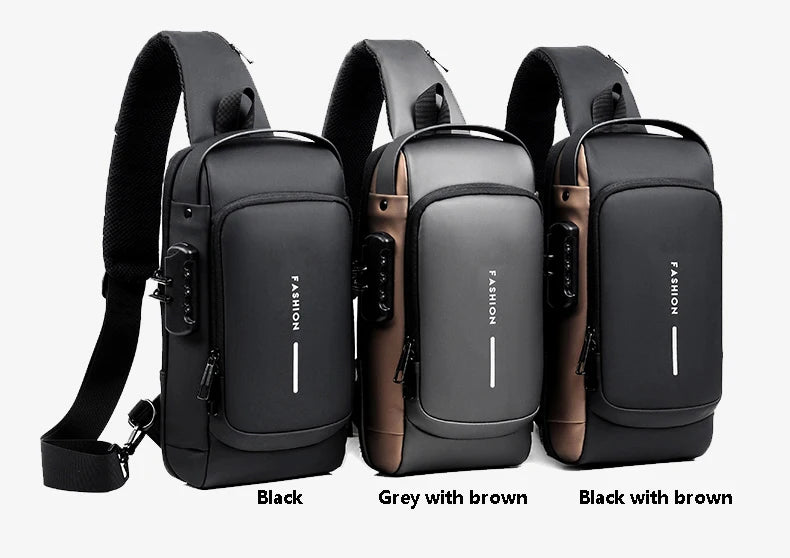 Bolsa de ombro com usb