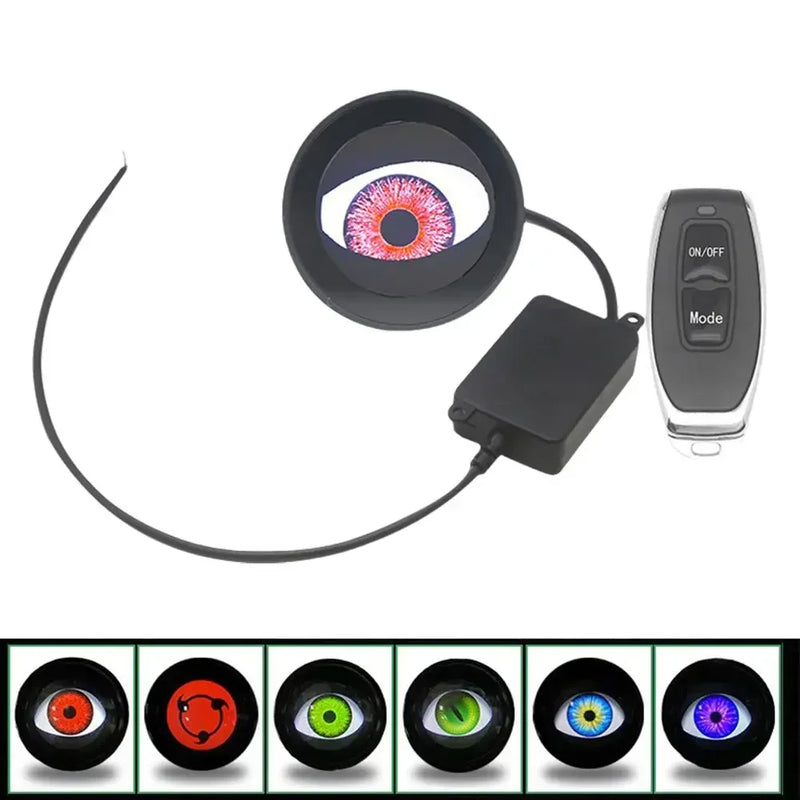 Kit de faróis LED Devil Eyes para carro e motos com controle remoto