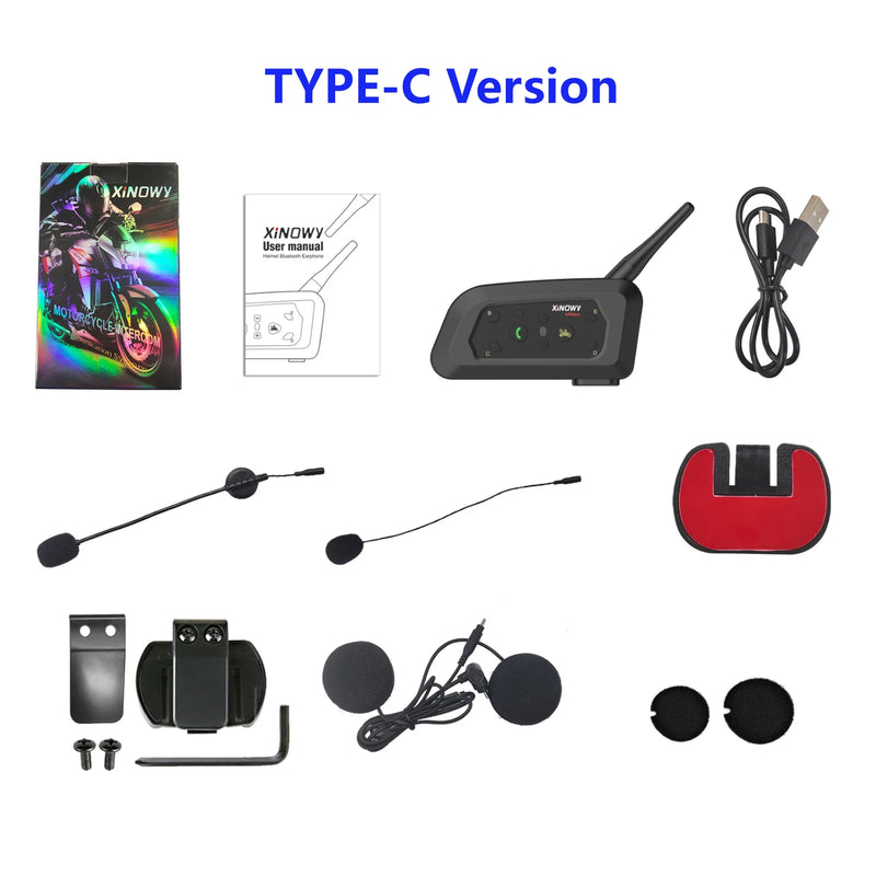 Intercomunicador para 6 canais via Bluetooth