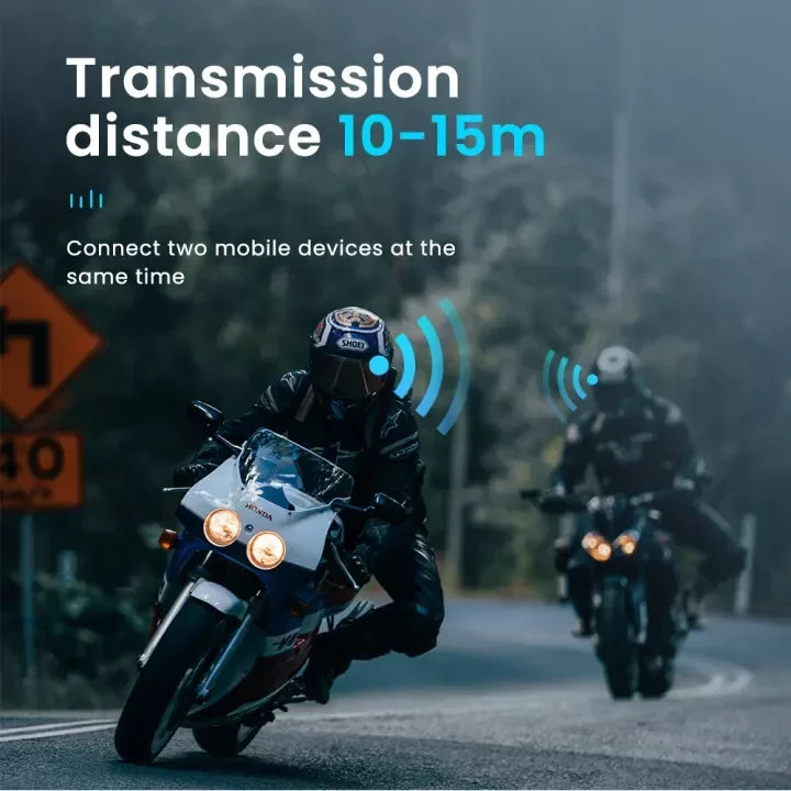Fone de ouvido para capacete de motocicleta BT12