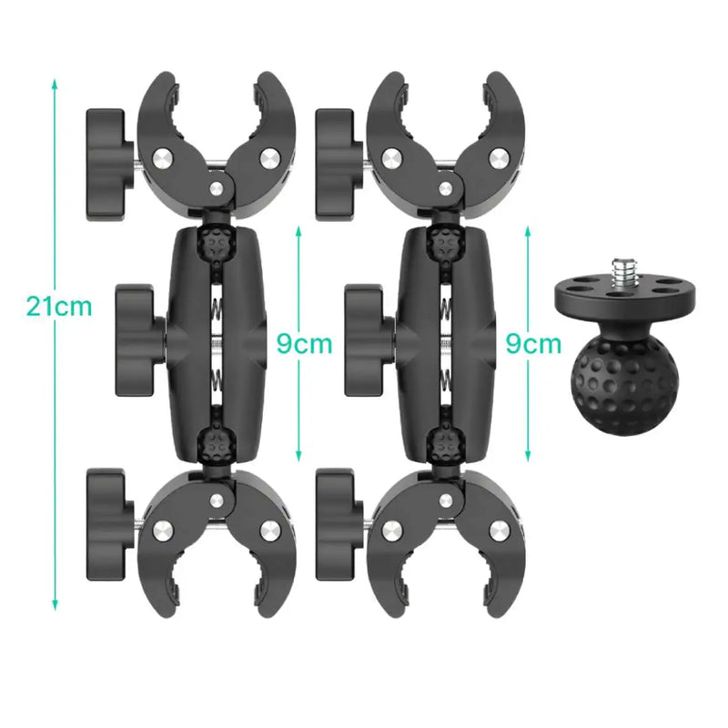Kit de braçadeira dupla para motocicleta, bicicleta, etc