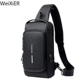 Bolsa de ombro com usb