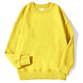 Moletom feminino liso com capuz, moda outono inverno