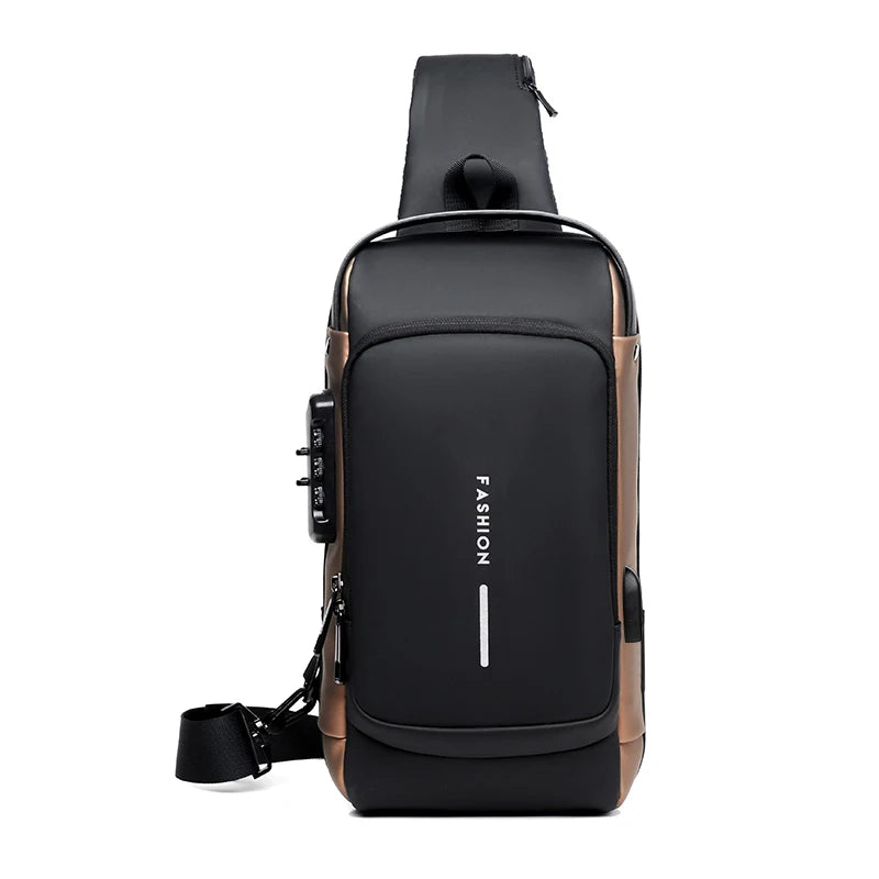 Bolsa de ombro com usb