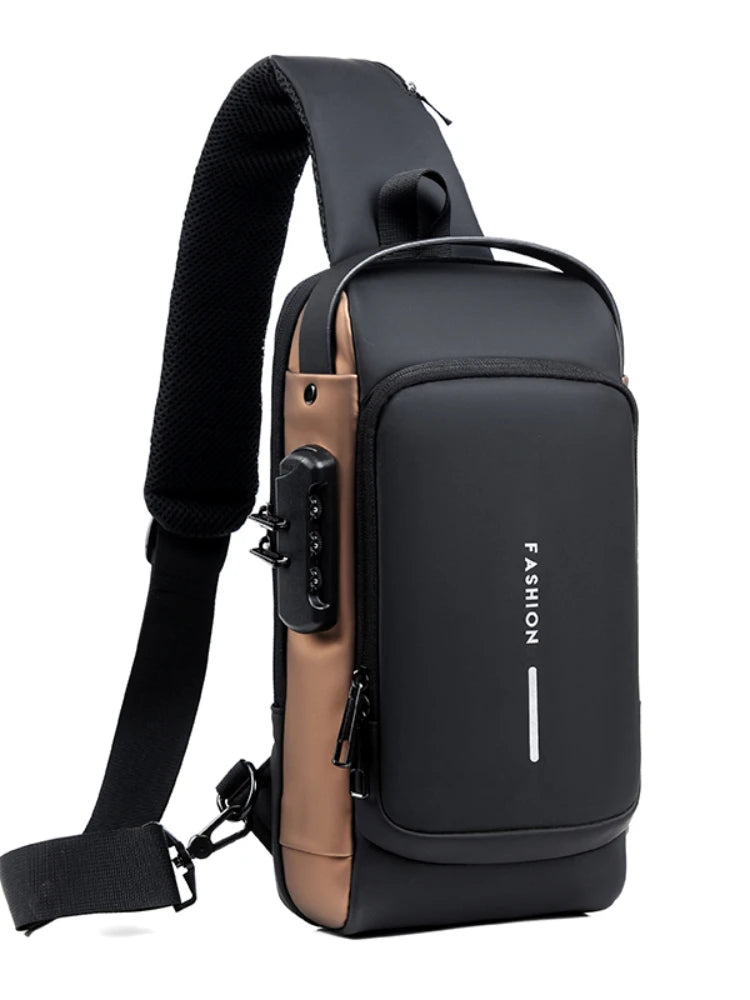 Bolsa de ombro com usb