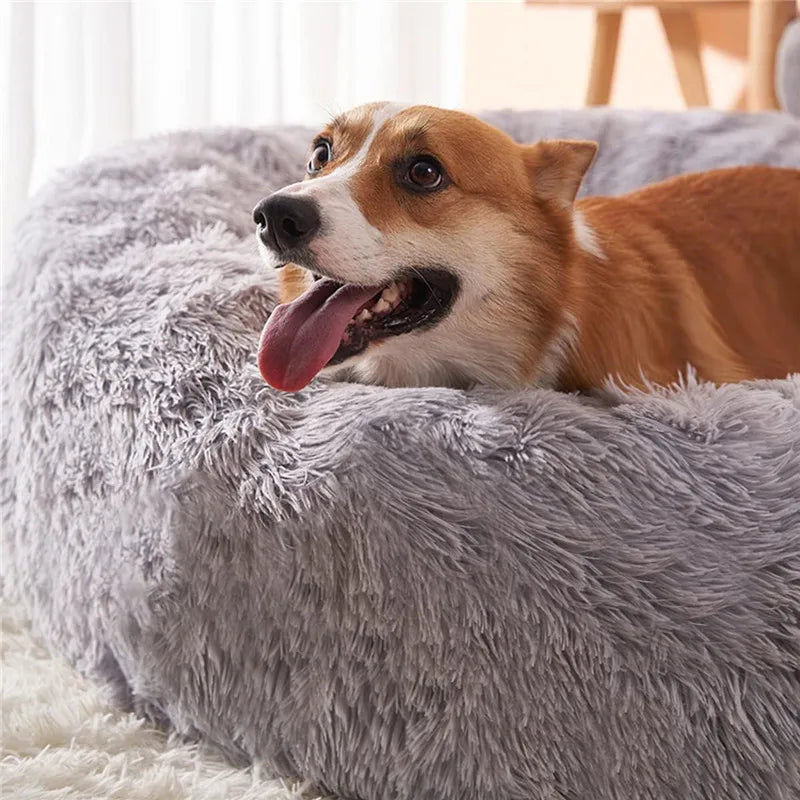 Cama redonda para animais de estimação de 40-80 cm para cães.