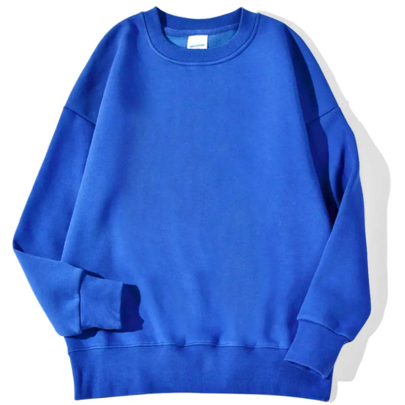 Moletom feminino liso com capuz, moda outono inverno