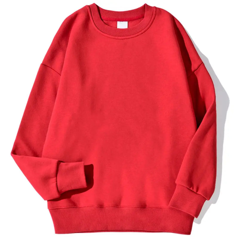 Moletom feminino liso com capuz, moda outono inverno