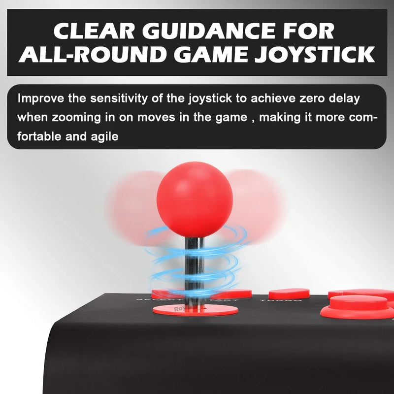 Controle de arcade Y02 para PS4/PS3/Xbox One/Switch OLED/Android/iOS