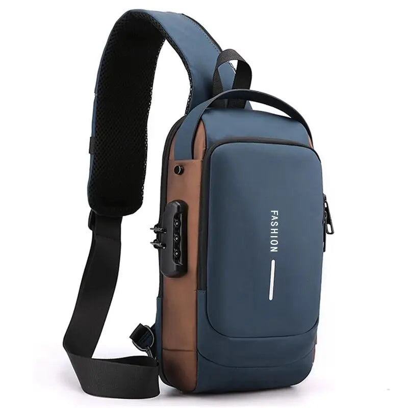 Bolsa de ombro com usb