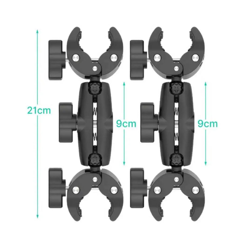 Kit de braçadeira dupla para motocicleta, bicicleta, etc