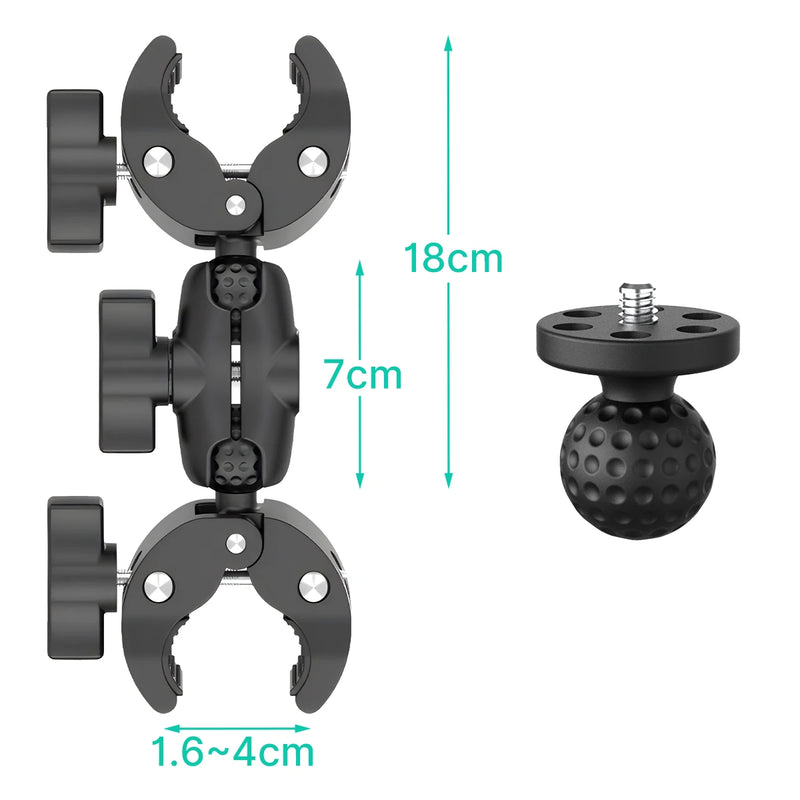 Kit de braçadeira dupla para motocicleta, bicicleta, etc
