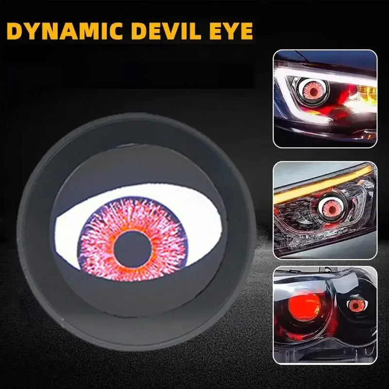 Kit de faróis LED Devil Eyes para carro e motos com controle remoto