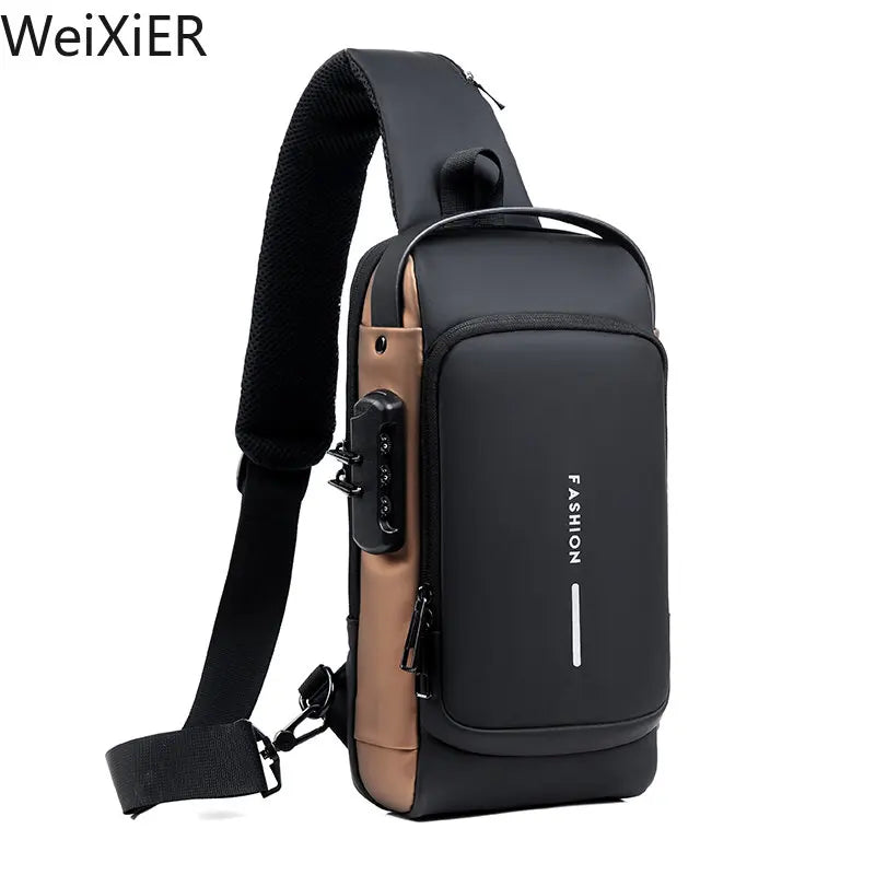 Bolsa de ombro com usb