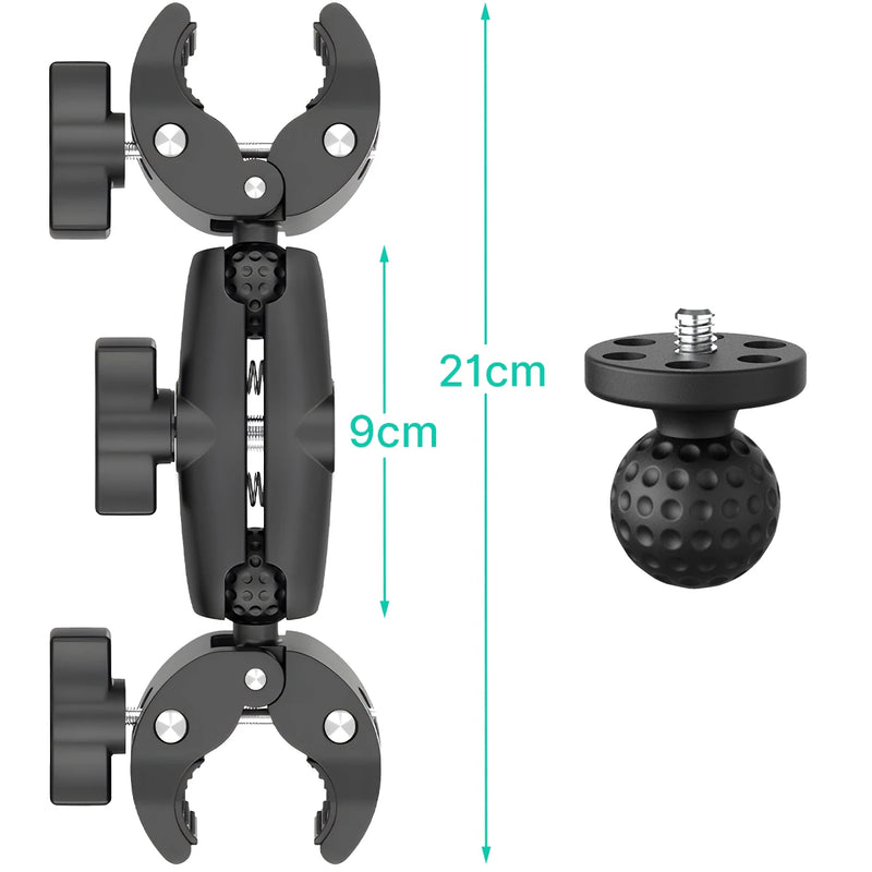 Kit de braçadeira dupla para motocicleta, bicicleta, etc
