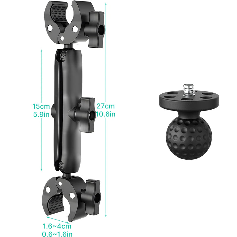 Kit de braçadeira dupla para motocicleta, bicicleta, etc