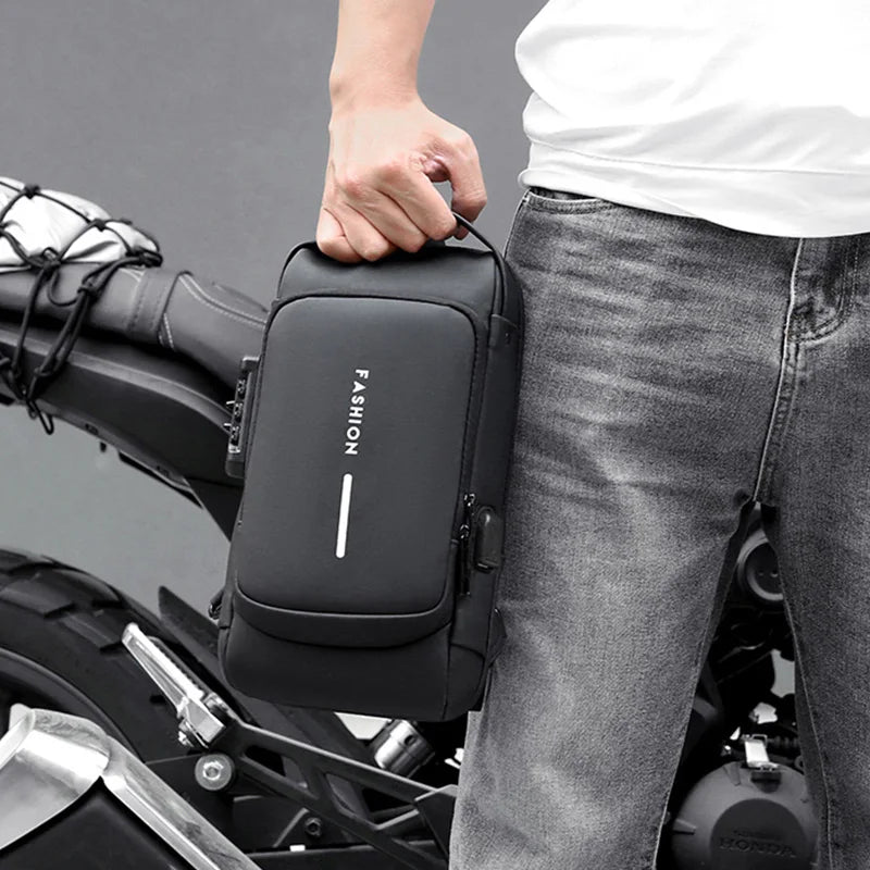Bolsa de ombro com usb