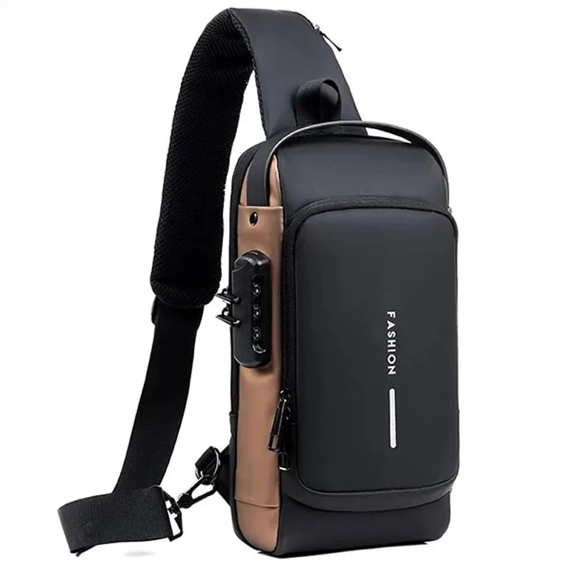 Bolsa de ombro com usb