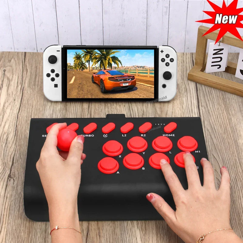 Controle de arcade Y02 para PS4/PS3/Xbox One/Switch OLED/Android/iOS